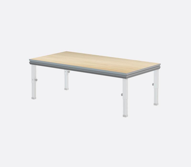 Praticable de scène aluminium 2x1m