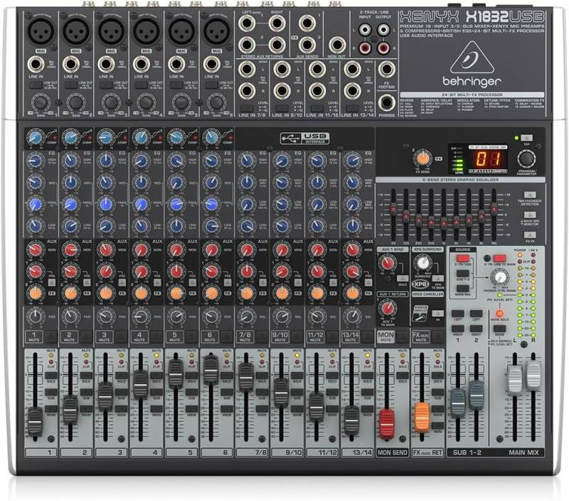Location table de mixage Behringer Xenyx X1832USB – Marseille & région PACA