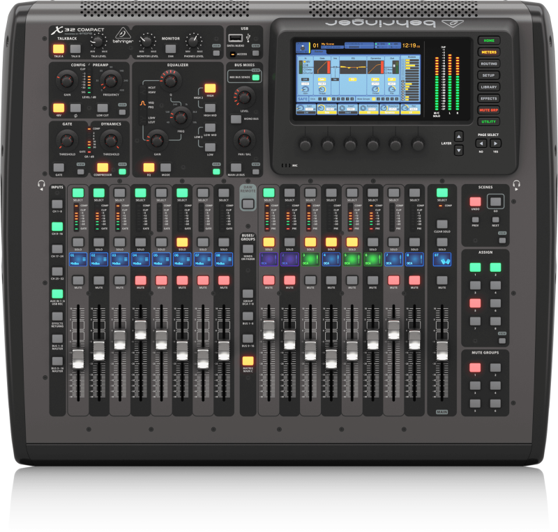 Location console numérique Behringer X32 Compact – Marseille & région PACA