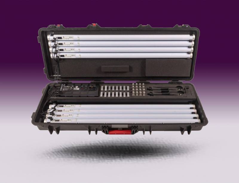 ASTERA TitanTube RGBA Location projecteur LED autonome à Marseille & région PACA