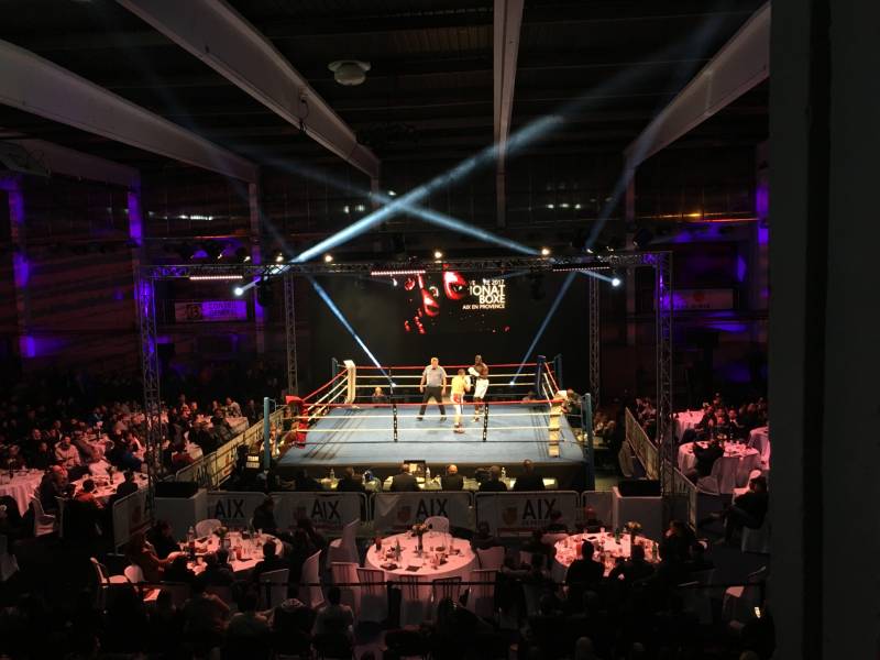 Captation vidéo pour championnat de boxe à Aix-en-Provence
